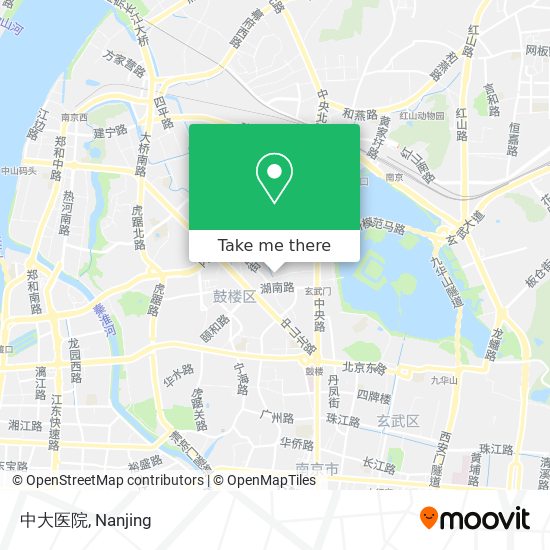中大医院 map