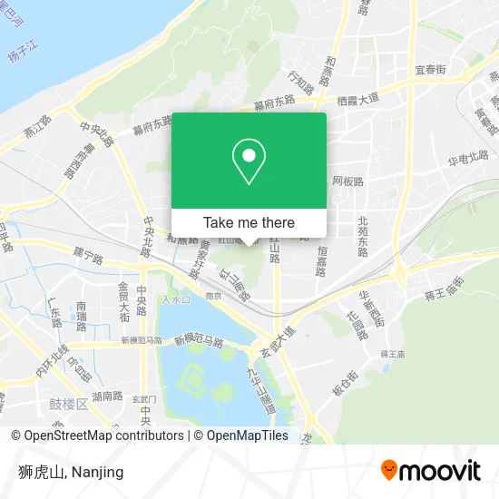狮虎山 map