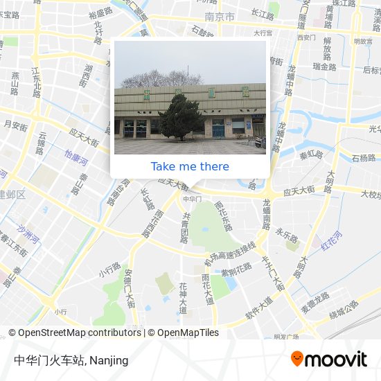 中华门火车站 map