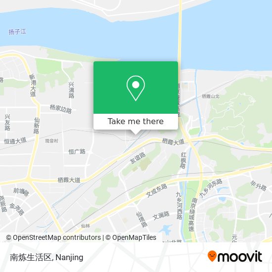 南炼生活区 map