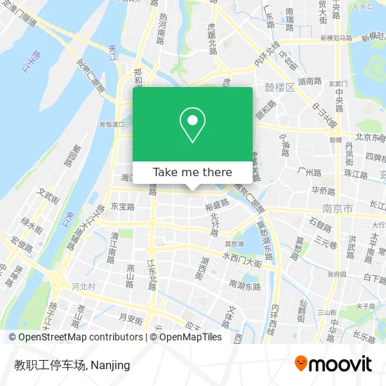 教职工停车场 map