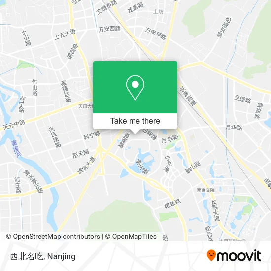 西北名吃 map