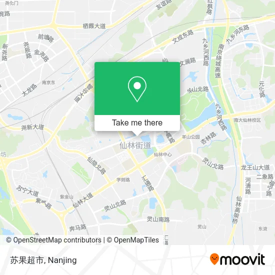苏果超市 map
