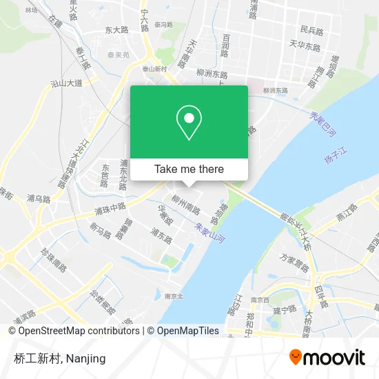 桥工新村 map