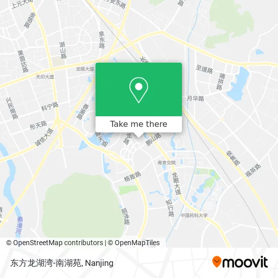 东方龙湖湾-南湖苑 map