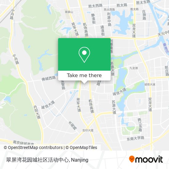 翠屏湾花园城社区活动中心 map