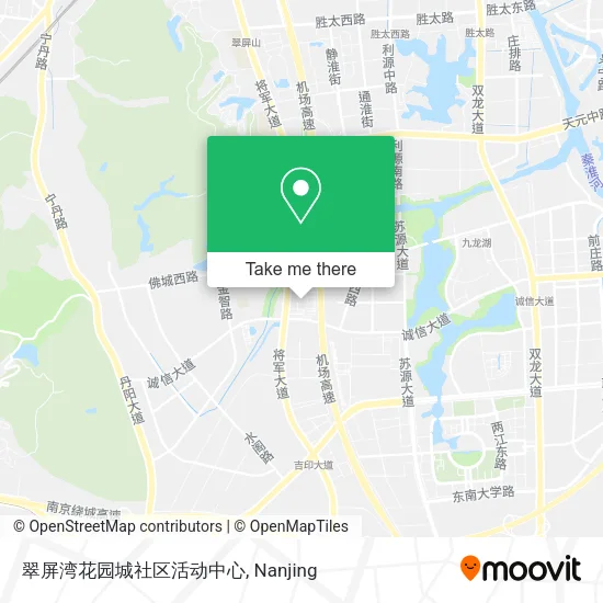 翠屏湾花园城社区活动中心 map