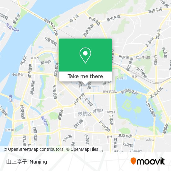 山上亭子 map
