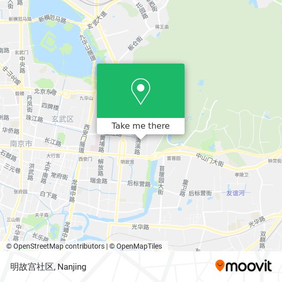 明故宫社区 map