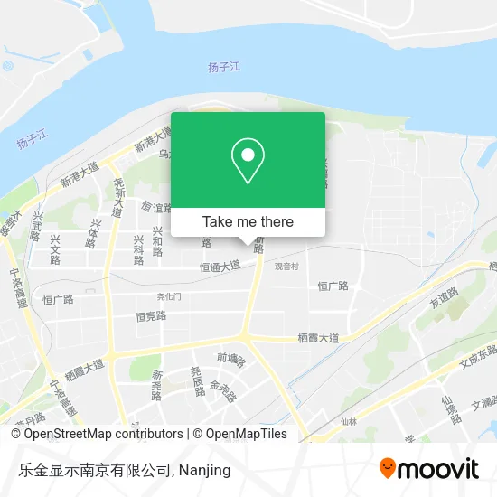 乐金显示南京有限公司 map