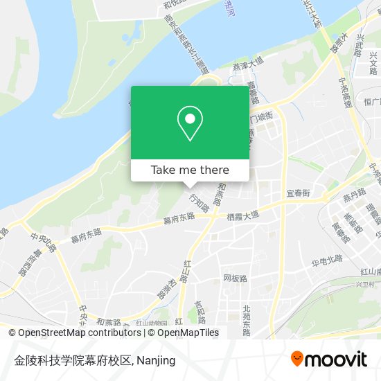 金陵科技学院幕府校区 map