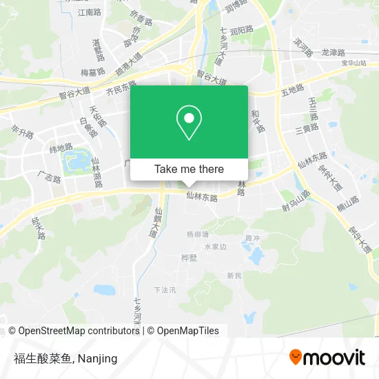 福生酸菜鱼 map