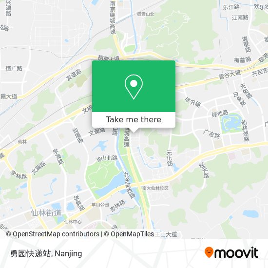 勇园快递站 map