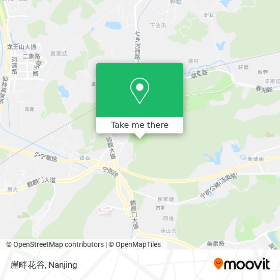 崖畔花谷 map