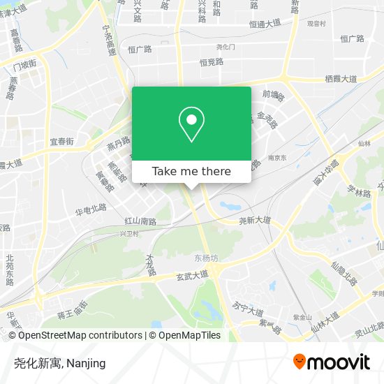 尧化新寓 map