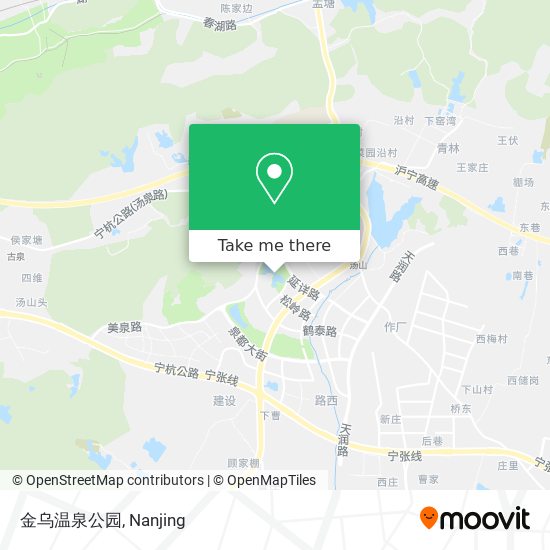 金乌温泉公园 map