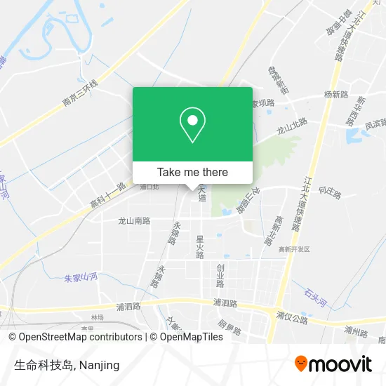 生命科技岛 map