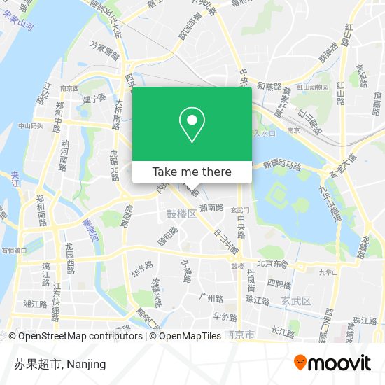 苏果超市 map