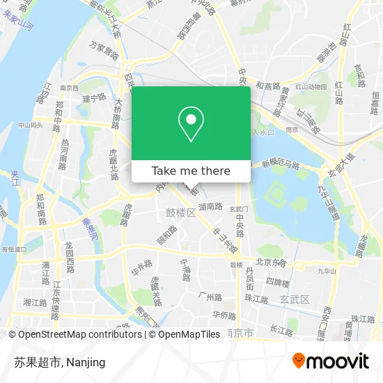苏果超市 map