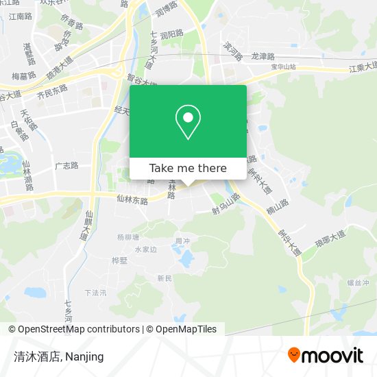 清沐酒店 map