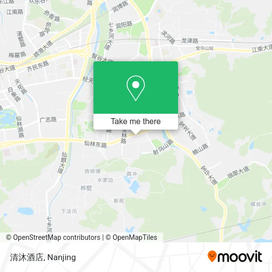 清沐酒店 map