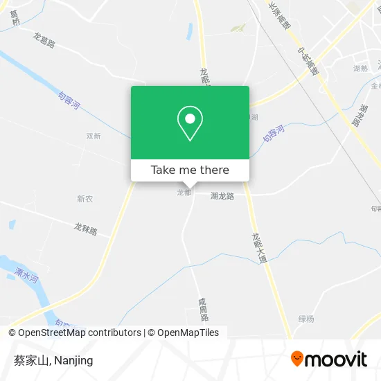 蔡家山 map