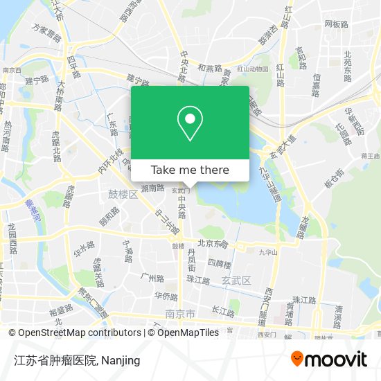 江苏省肿瘤医院 map