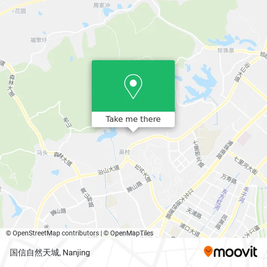 国信自然天城 map