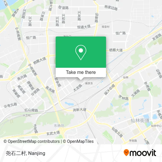 尧石二村 map
