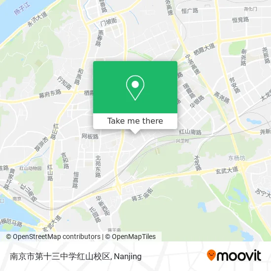 南京市第十三中学红山校区 map