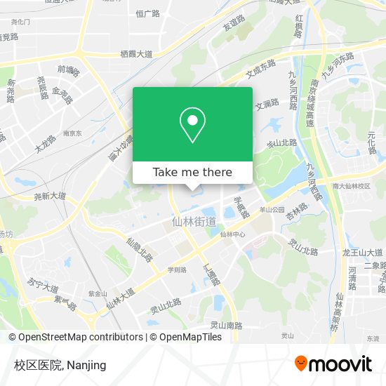 校区医院 map