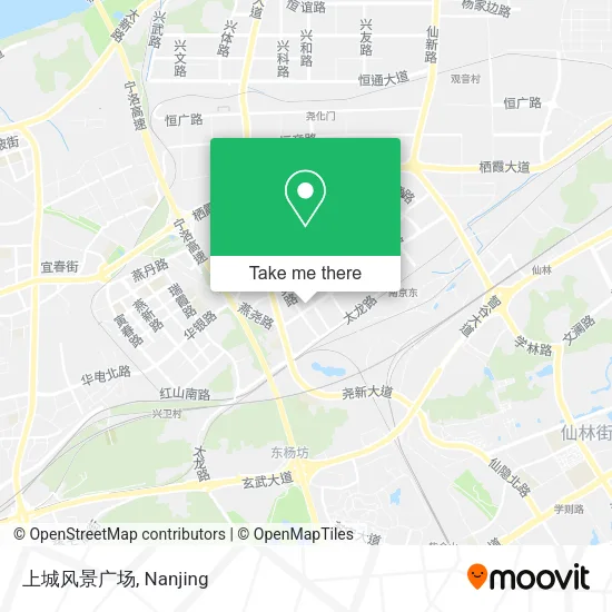 上城风景广场 map