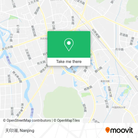 天印湖 map
