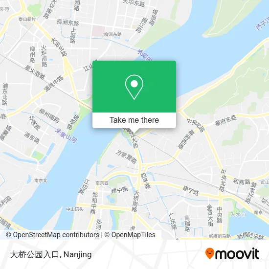 大桥公园入口 map