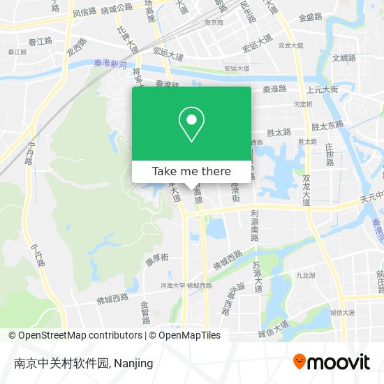 南京中关村软件园 map