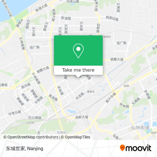 东城世家 map