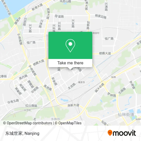 东城世家 map