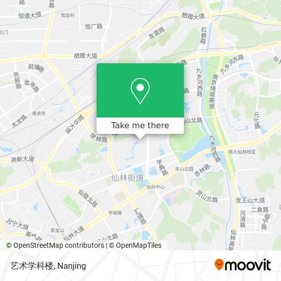 艺术学科楼 map
