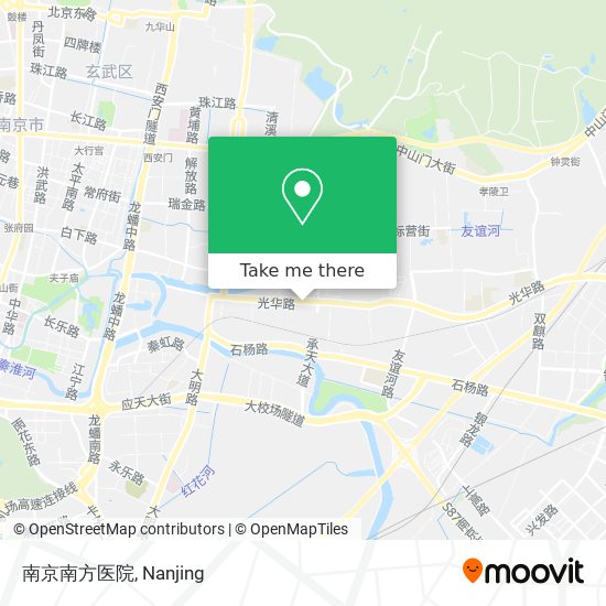 南京南方医院 map