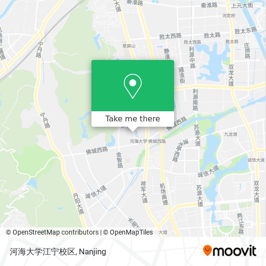 河海大学江宁校区 map