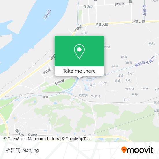 栏江闸 map