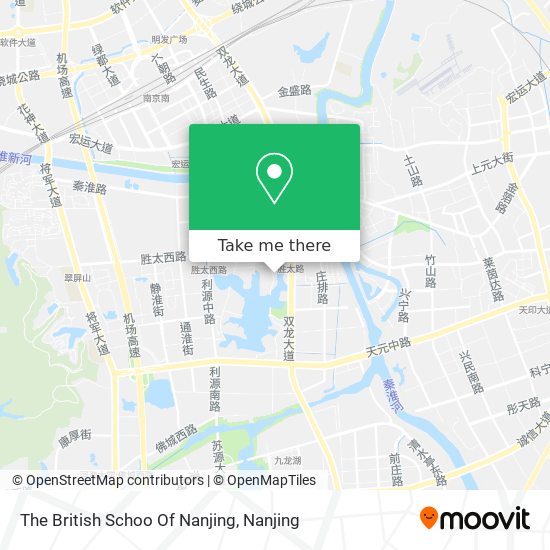 The British Schoo Of Nanjing map