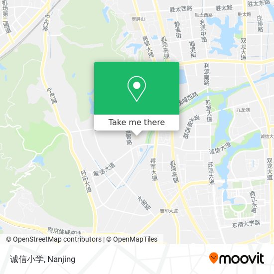 诚信小学 map