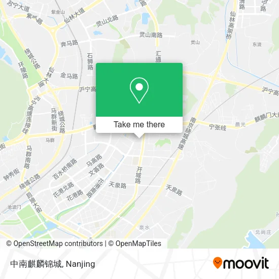中南麒麟锦城 map