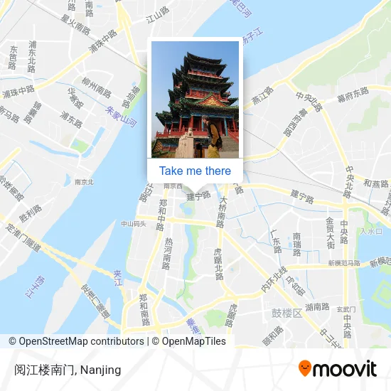 阅江楼南门 map