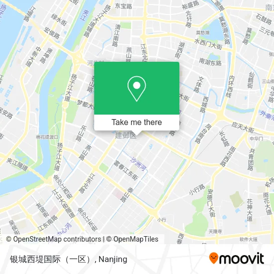 银城西堤国际（一区） map