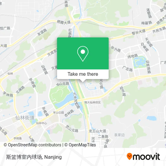 斯篮博室内球场 map