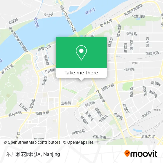 乐居雅花园北区 map