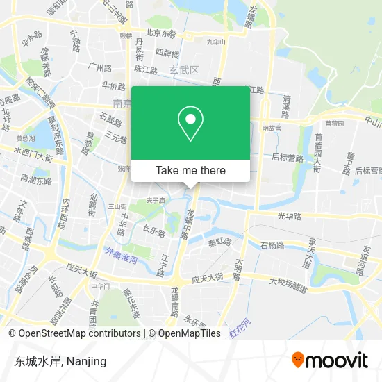 东城水岸 map