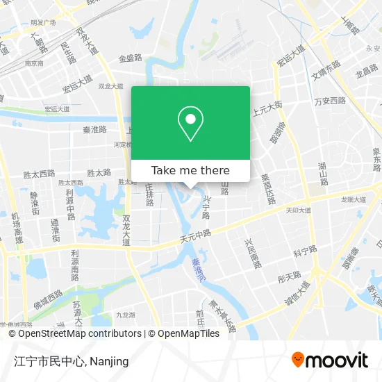 江宁市民中心 map
